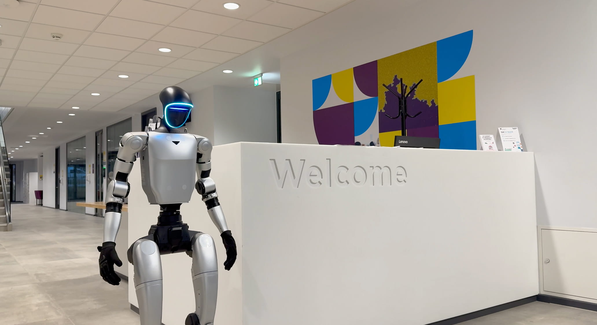 Our Department of Computer Science recently welcomed Alan, a humanoid robot set to support future research.